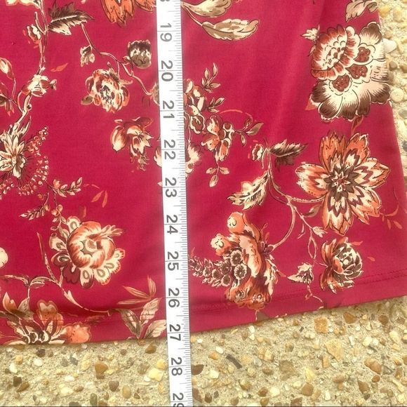 Lane Bryant Floral V-neck Tank 14 16 14/16 - Picture 5 of 8